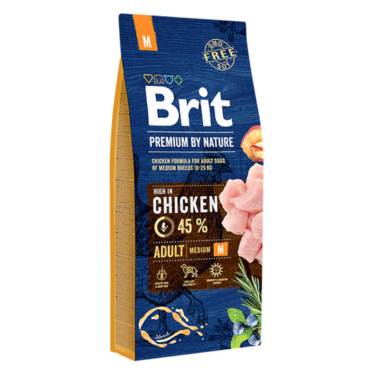 Brit Premium by Nature Adult M 15 kg