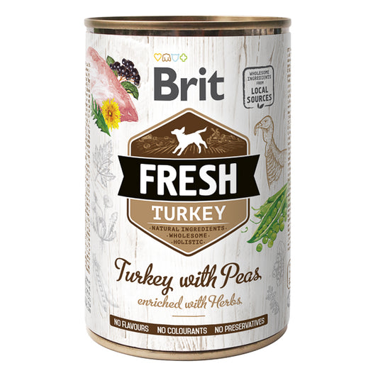 Brit Fresh Turkey with Peas 400 g