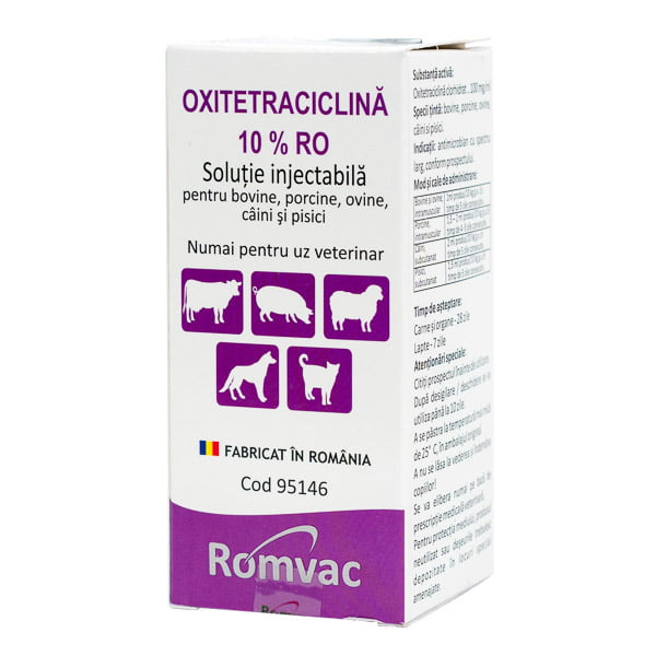 Oxitetraciclina 10% RO 100ml sol. inj.