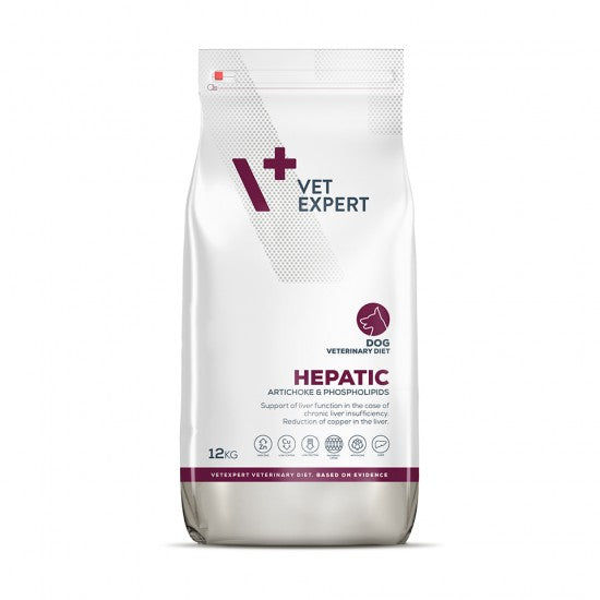 Dieta Veterinara HEPATIC DOG, VetExpert, 12 kg