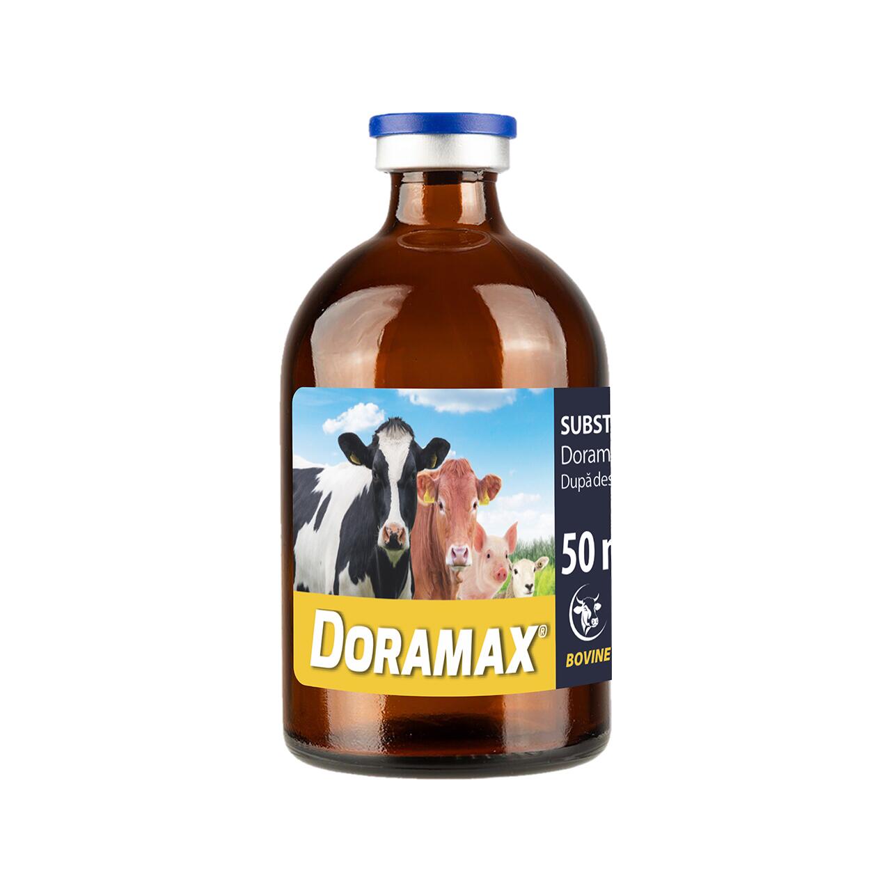 DORAMAX INJ 10MG/ML ANTIPARAZITAR INTERN SI EXTERN BOVINE/OI/PORCI 50ML