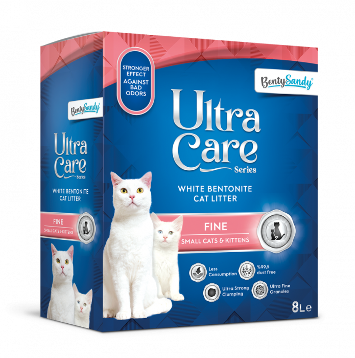 Asternut Igienic Ultra Care Fine Kittens si Pisici 8L