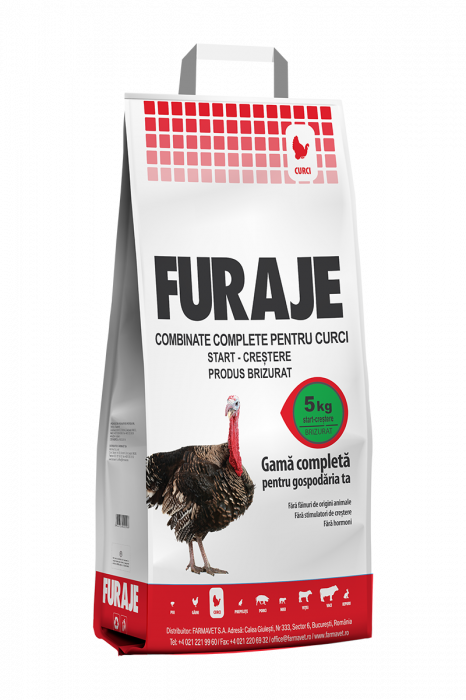 FURAJ COMPLET PENTRU CURCI START/ BRIZURAT 5KG