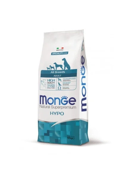 MONGE ALL BREEDS ADULT HYPO SOMON & TON 12 KG
