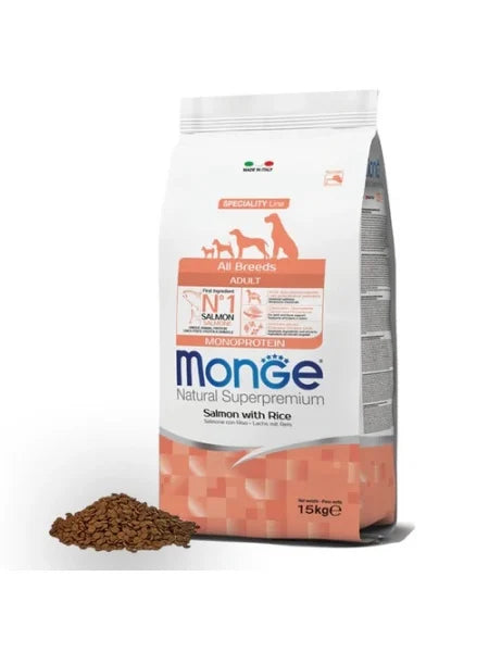 MONGE DOG BREEDER SOMON SI OREZ 15 KG