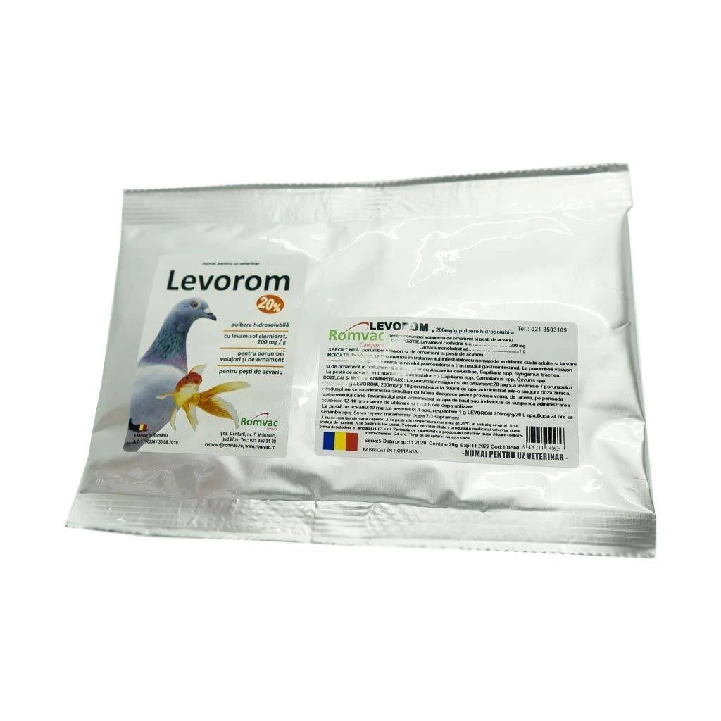 Levorom 20% pulbere orala