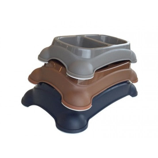 BOL DUBLU DIN PLASTIC M-PETS, 2 X 650 ML