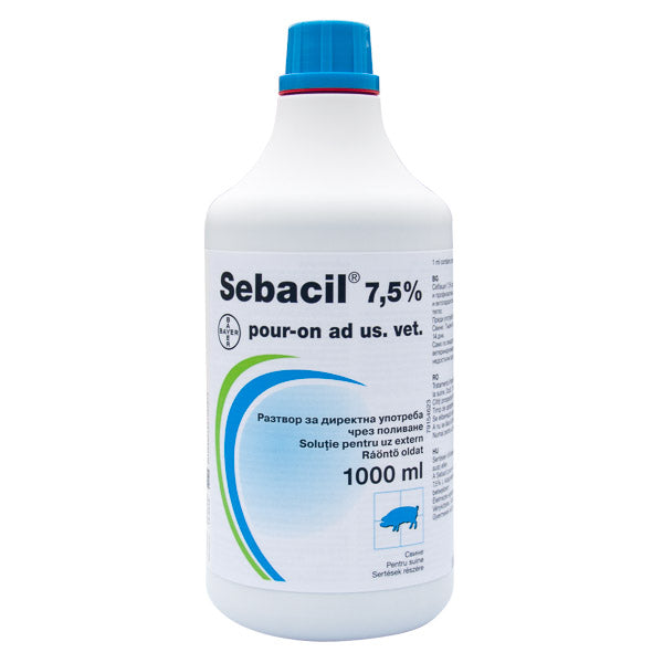 Sebacil 7,5% Pour-On x 1L