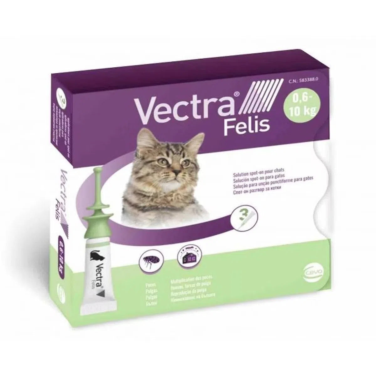 Vectra Felis, solutie spot-on x 0,9 ml