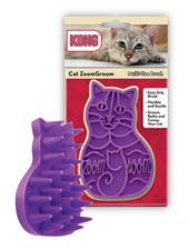 Pieptene Kong pentru pentru samponare si ingrijire, pisici, purple, Zoomgroom