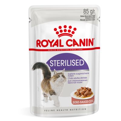 Royal Canin Sterilised în sos Hrană umedă 12x85gr