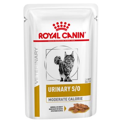 Royal Canin Veterinary Feline Urinary S/O Moderate Calorie Hrană umedă 12x85gr