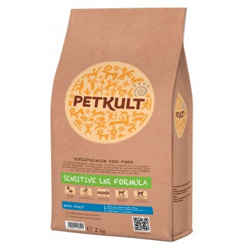 Hrana uscata pentru caini Petkult Sensitive Maxi Adult cu miel si orez 2 kg