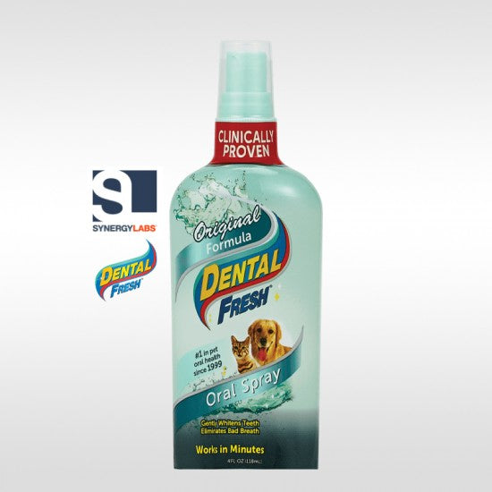 DENTAL FRESH ORIGINAL FORMULA SPRAY, SYNERGY LABS, 118 ML