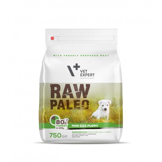 RAW PALEO, PUPPY, RASE MICI, 750G