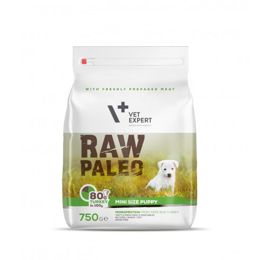 RAW PALEO, PUPPY, RASE MICI, 750G