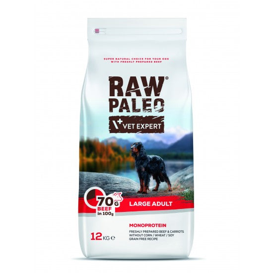 HRANA USCATA, RAW PALEO VITA, ADULT, RASE MARI, 12 KG