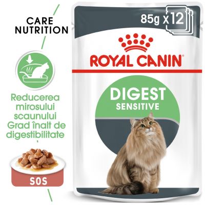 Royal Canin Digest Sensitive în sos Hrană umedă
