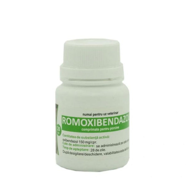 Romoxibendazol 20 comprimate