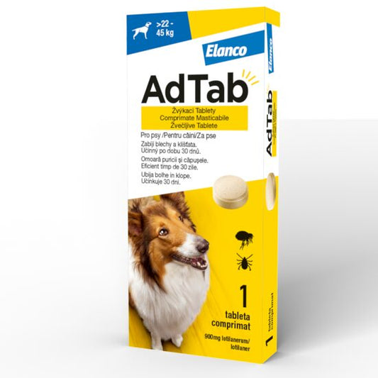 AdTab Dog 900 mg 22-45 kg - 1 tableta