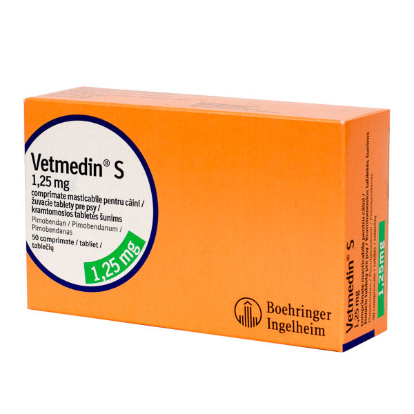 Vetmedin 1.25 mg x 50 tbl masticabile