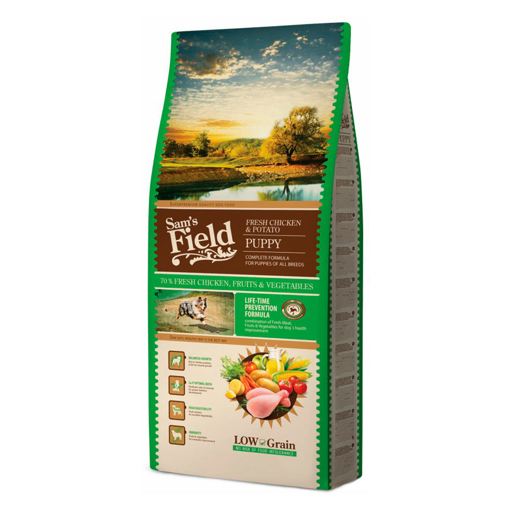 Sam's field fresh chicken & potato puppy 13kg