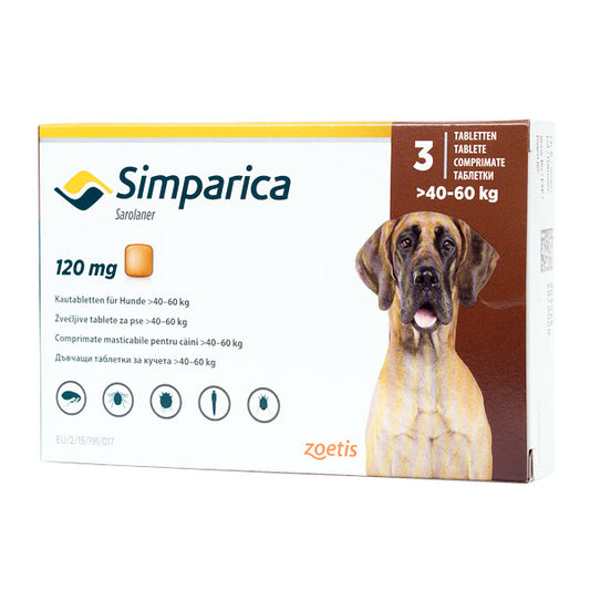 Simparica 120 mg 40-60 kg x 1 tableta