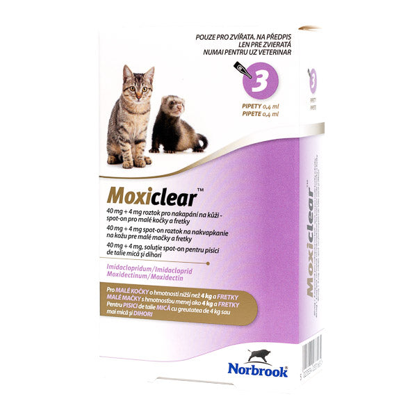 Moxiclear Cat S 0.4 ml(0-4KG) x 3 pipete (mov)