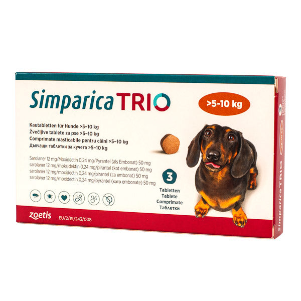 Simparica Trio 12 mg (5.1-10 kg)