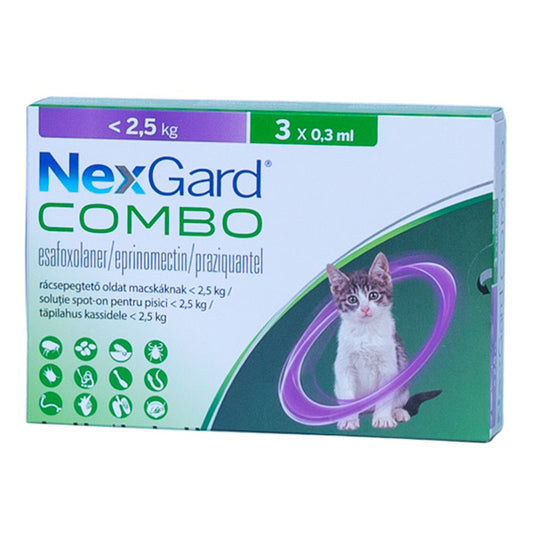 Nexgard Combo Cat S (0.8 - 2.5 kg)