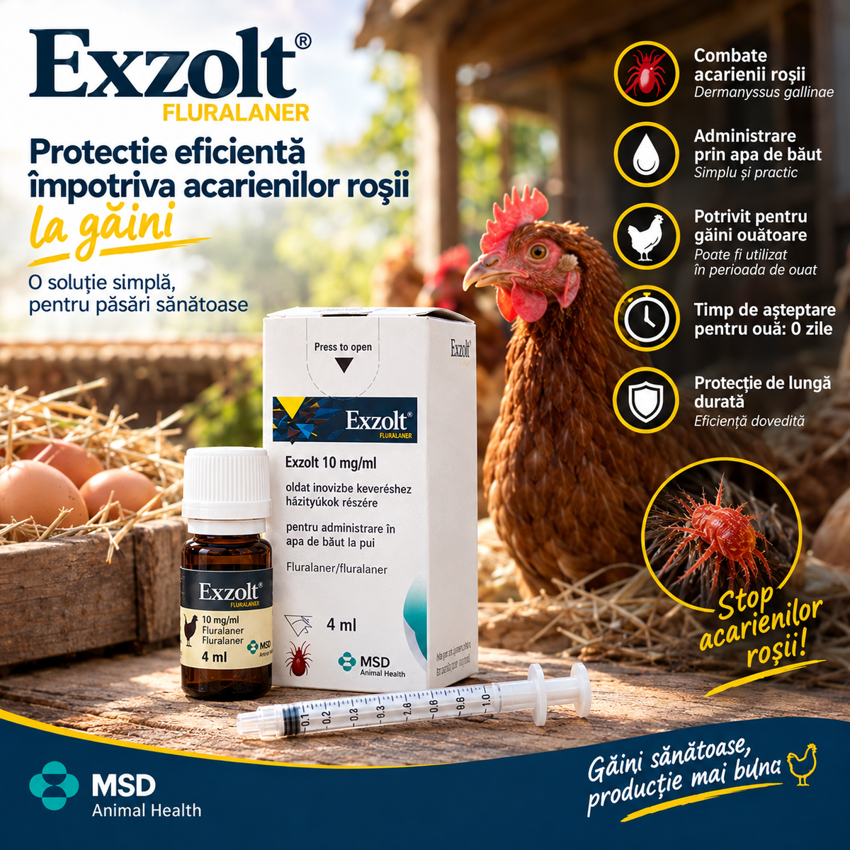 Exzolt solutie orala 4 ml