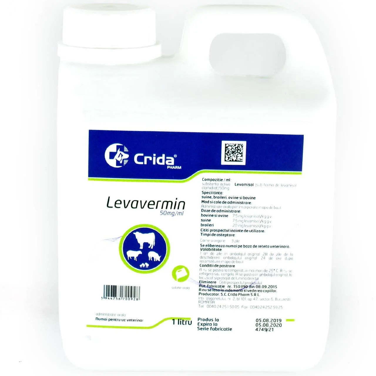 Levavermin 50 mg/ml*1 l