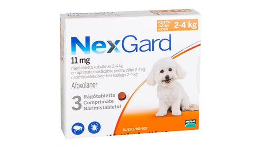 Nexgard Dog S (2-4 kg) 11 mg x 3 tablete