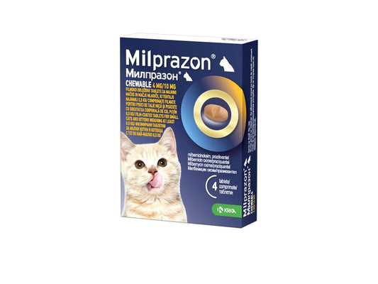 Milprazon 4/10mg kitten chew 4tbl