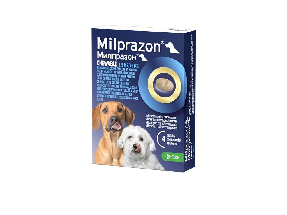 Milprazon 2,5/25mg puppy chew 4tbl