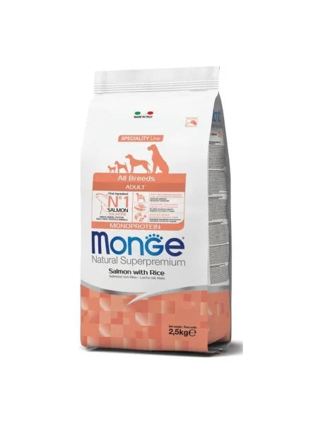 MONGE ALL BREEDS ADULT SOMON & OREZ 2.5 KG