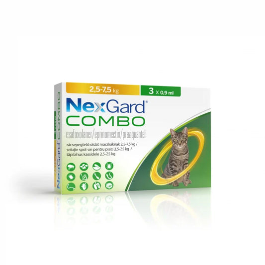 Nexgard Combo Cat L (2.5 - 7.5 kg) x 3 pipeta