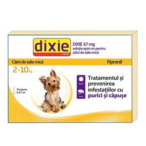 Dixie spot on dog S 0,67 ml 1 pipeta