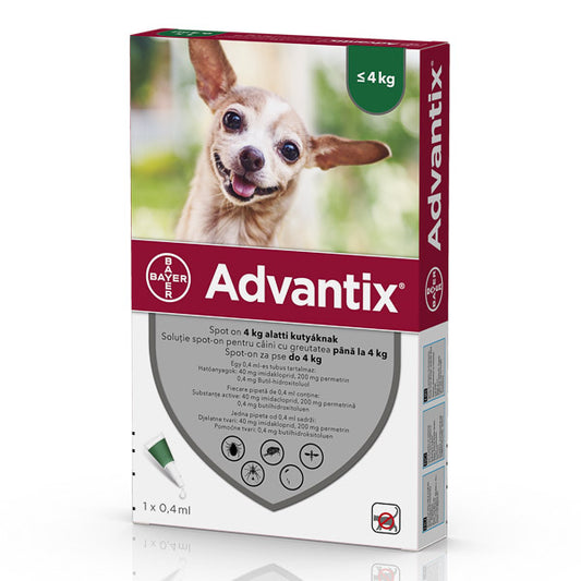 Advantix 40 (sub 4 kg) x 1 pipeta