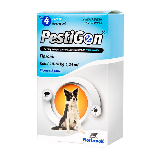 PestiGon Dog M (10-20kg) Fipronil x 4 pipete