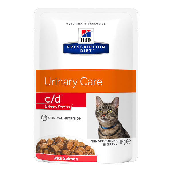 Hill's PD Feline C/D Multi Stress Somon 85 g (plic)