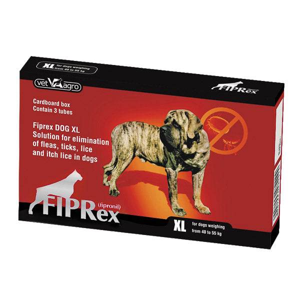 Fiprex 75 XL (40-60kg) x 3 pipete