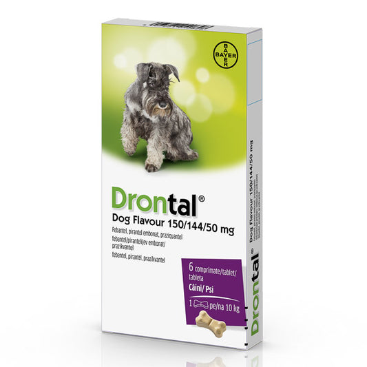 Drontal Dog Flavour 150/144/50 mg x 6 tab.