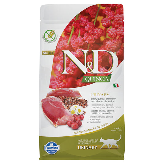 ND Cat Quinoa Urinary Duck 1.5 kg