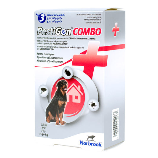 PestiGon Combo Dog XL 402 mg/361,8 mg x 3 pipete