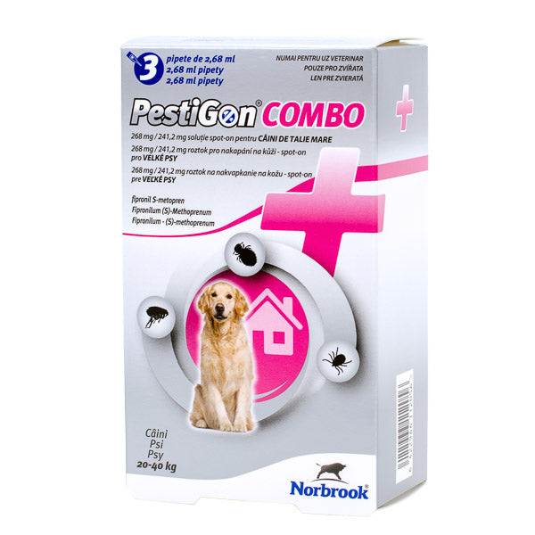 PestiGon Combo Dog L 268 mg/241,2 mg x 3 pipete