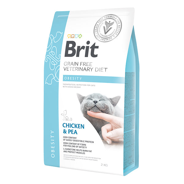 Brit Grain Free Veterinary Diets Cat Obesity 2 kg