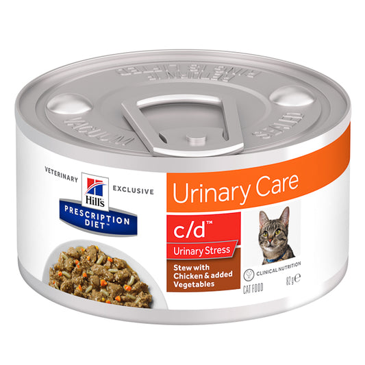 Hill's PD Feline C/D Stress Chicken and Vegetable Stew 82 g