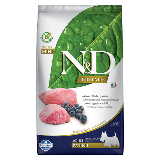 ND Dog Prime Lamb and Blueberry Adult Mini 2.5 kg