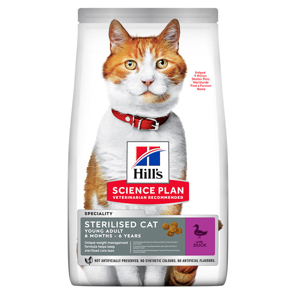 Hill's SP Feline Young Adult Sterilised Duck 3 kg